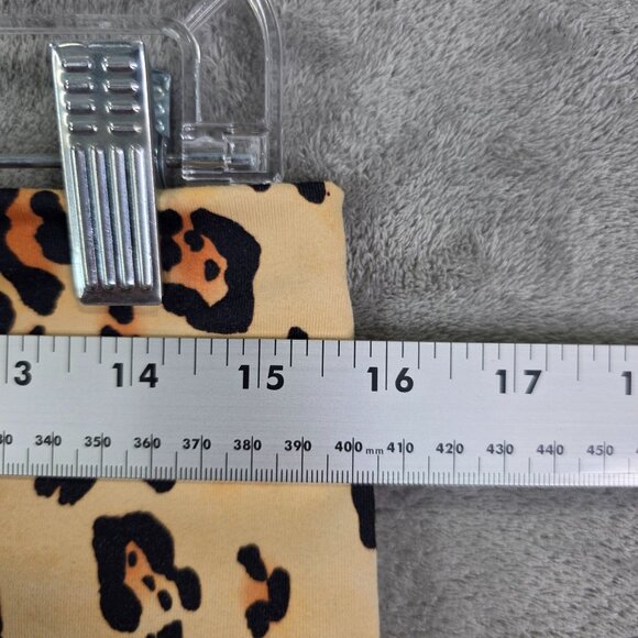 Womens Fabletics Power Hold Brown Animal Print Leggings Ankle Polyester Size L - Picture 7 of 10